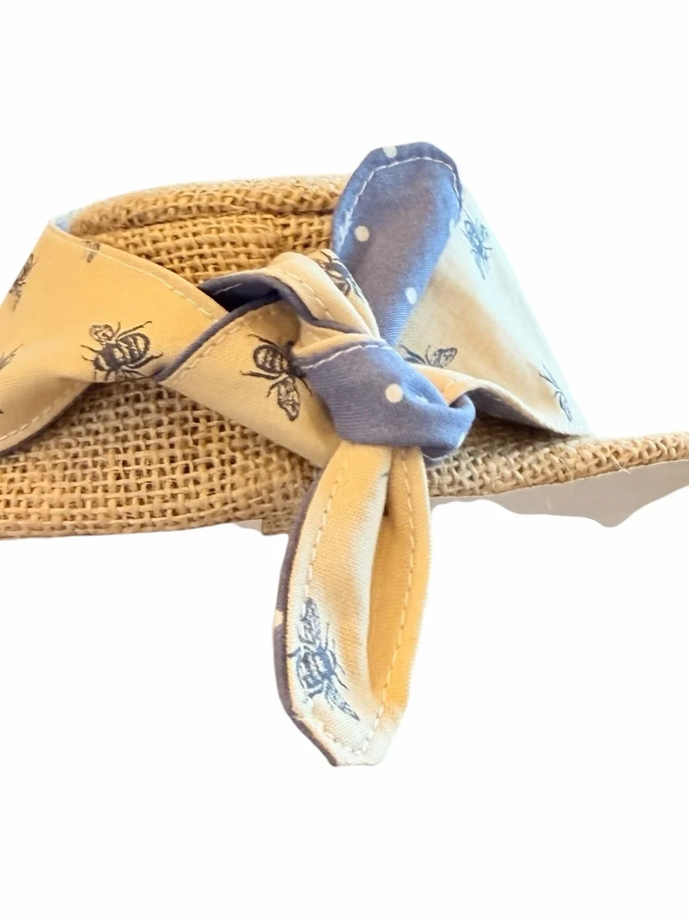 Handmade Reversible Tie-On Dog Bandana